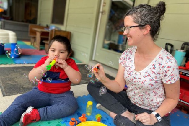 Floortime therapy at KidWorks
